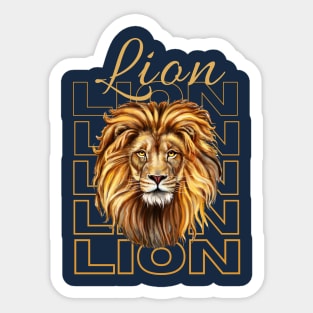 LION | Wear your favorite wild animal Sticker